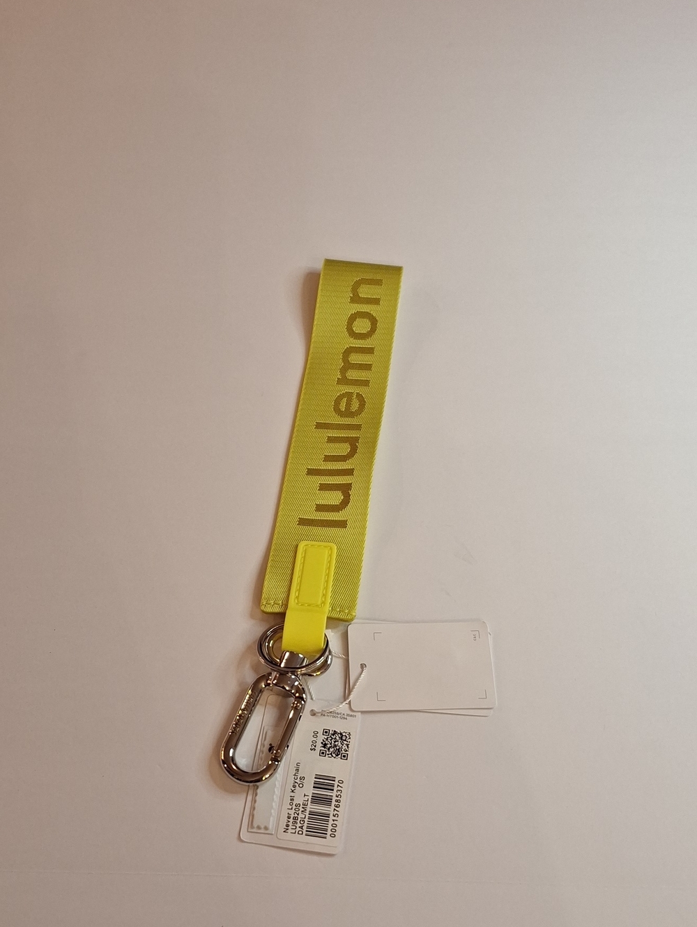 NWT Lululemon Never Lost Key Chain.